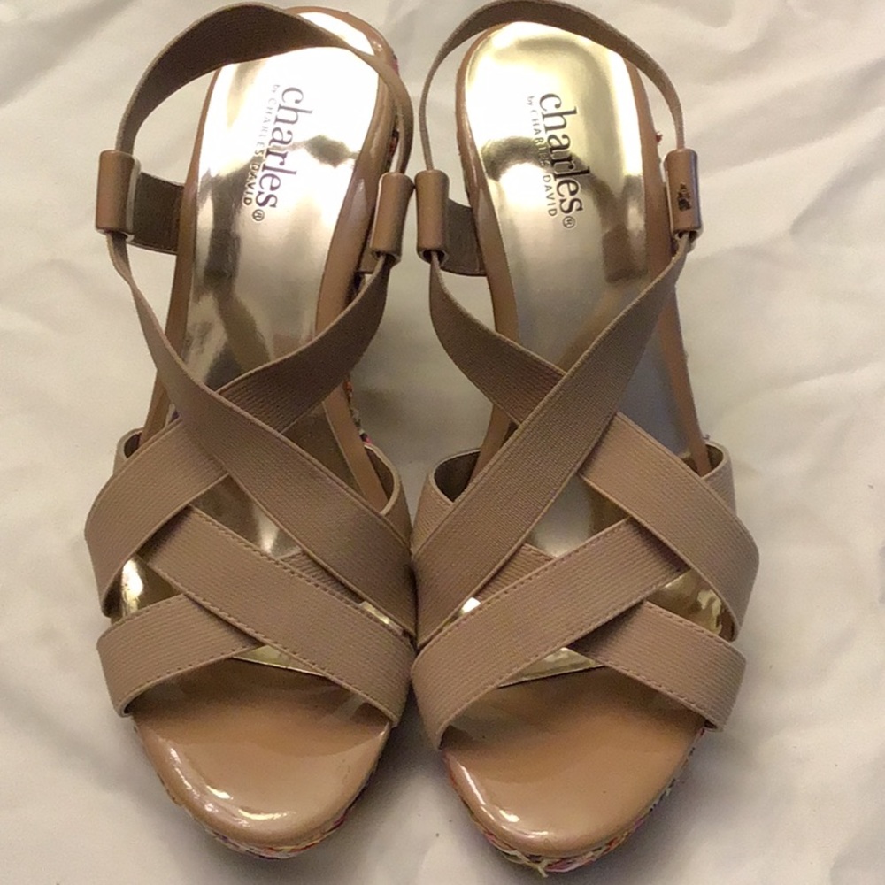 Charles David Wedge Sandals